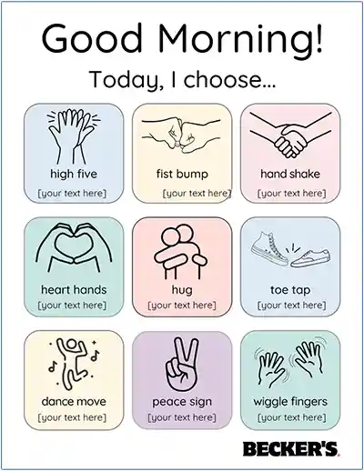 Morning Routine Color Editable