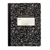 Black Stiff Cover Composition Book, Sewn-Dozen