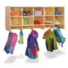 10-Section Wall Mount Coat Locker