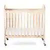 Next Generation Serenity® Crib - Natural, 1 Clear & 1 Mirror End Panel