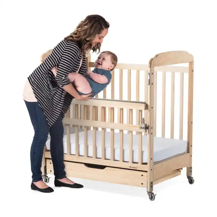Next Generation Serenity® SafeReach® Crib - Natural, 2 Clear End Panels
