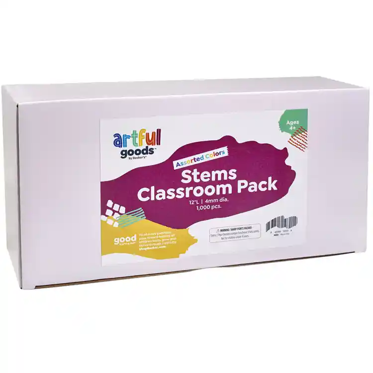 "Artful Goods® Stems Classroom Pack,  12"" Regular"