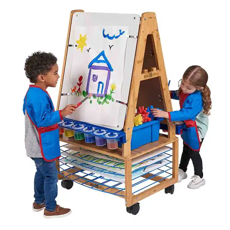 Bamboo Double-Sided Art Easel