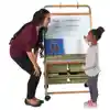 Bamboo Double-Sided Teaching Easel