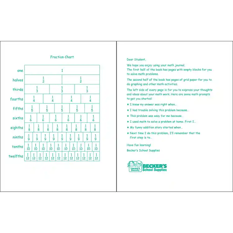 Becker's Math Journals, 10 Pack