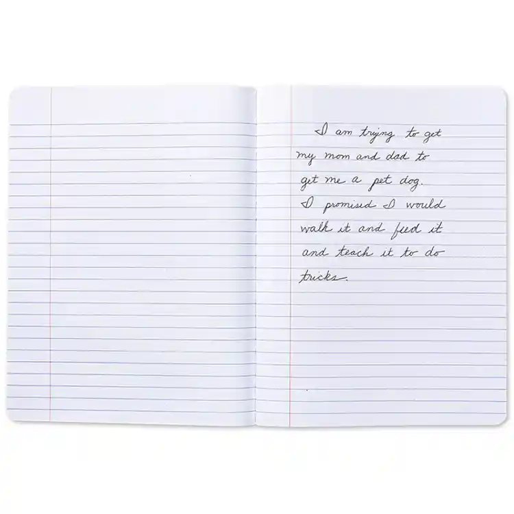 Black Stiff Cover Composition Book, Sewn-Dozen