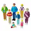 Caucasian Pretend Play Family