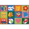 KID$ Value Classroom Rugs™, Toddler Fun Squares