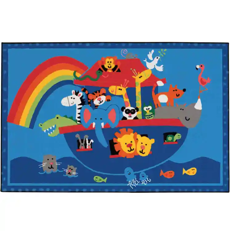 KID$ Value Classroom Rugs™, Noah's Animals