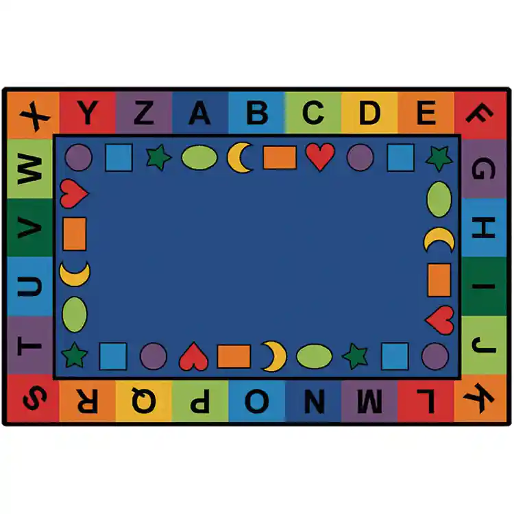 Classroom Shapes Seating Rug