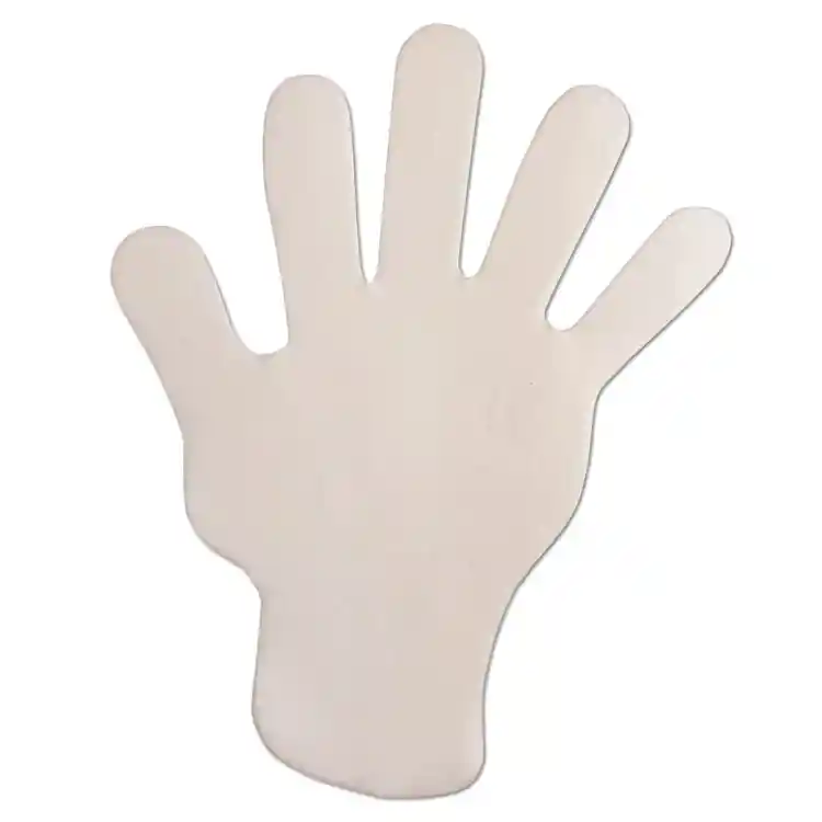 Color Diffusing Paper Hands