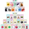 Colorful Photo Shapes & Colors Cards Bulletin Board Set