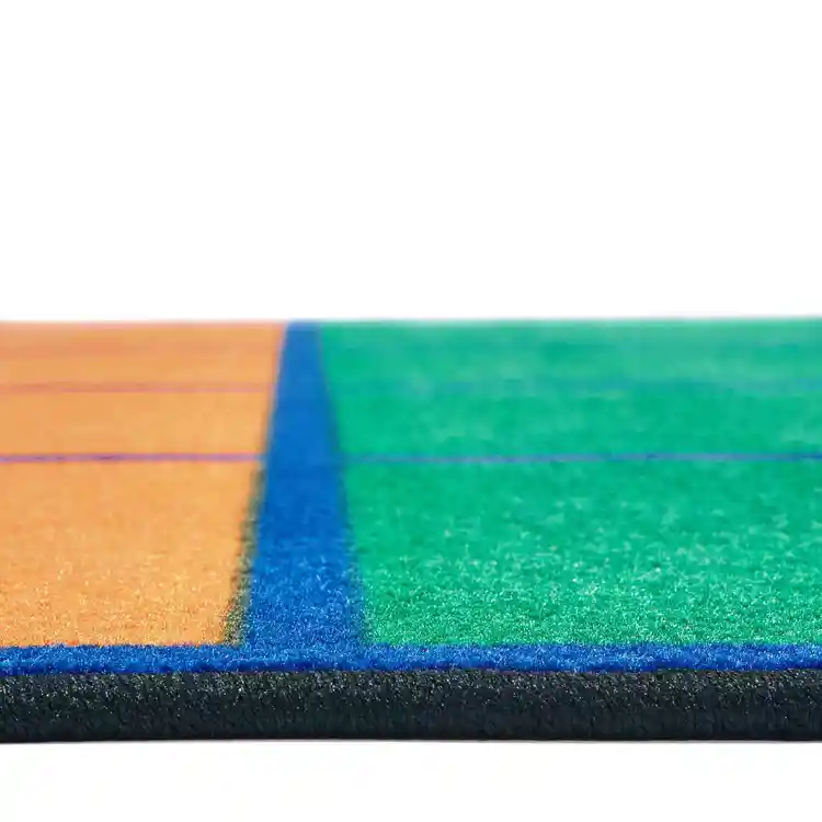 Colorful Rows Seating Classroom Rug