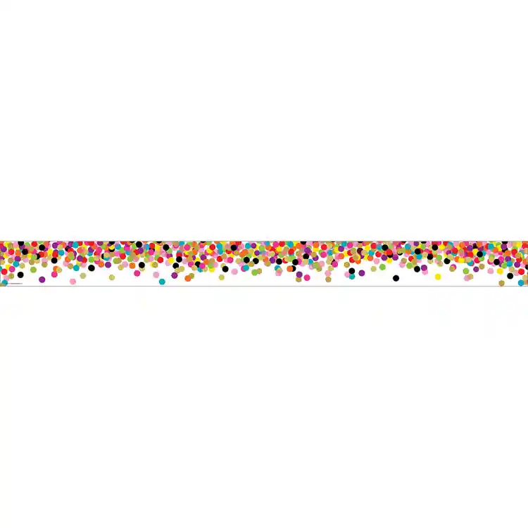 Confetti Straight Border