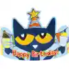 Pete the Cat Happy Birthday Crowns