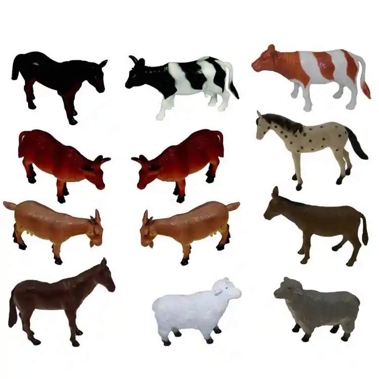 Farm Animals, Set of 12