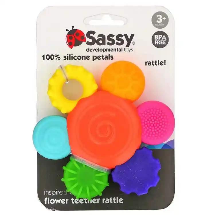 Flower Rattle Teether
