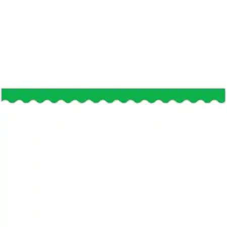 Green Scalloped Border