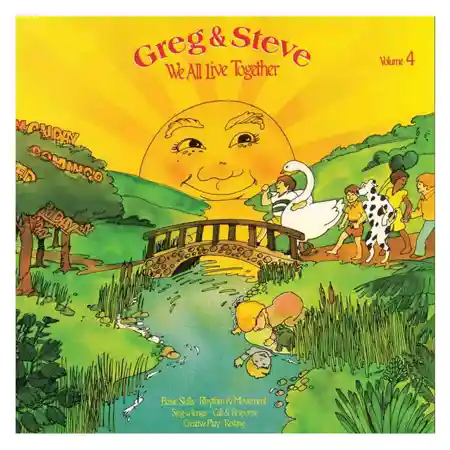 Greg & Steve CDs, We All Live Together Volume 4
