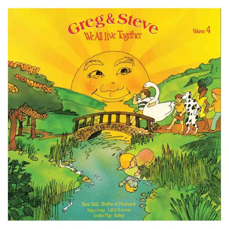 Greg & Steve CDs, We All Live Together Volume 4