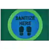 Healthy Habits Collection Sanitize Here Dot Mat