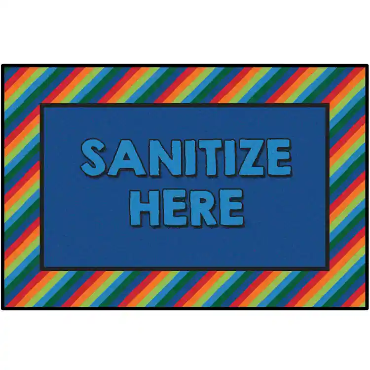 Healthy Habits Collection™ Sanitize Here Mats