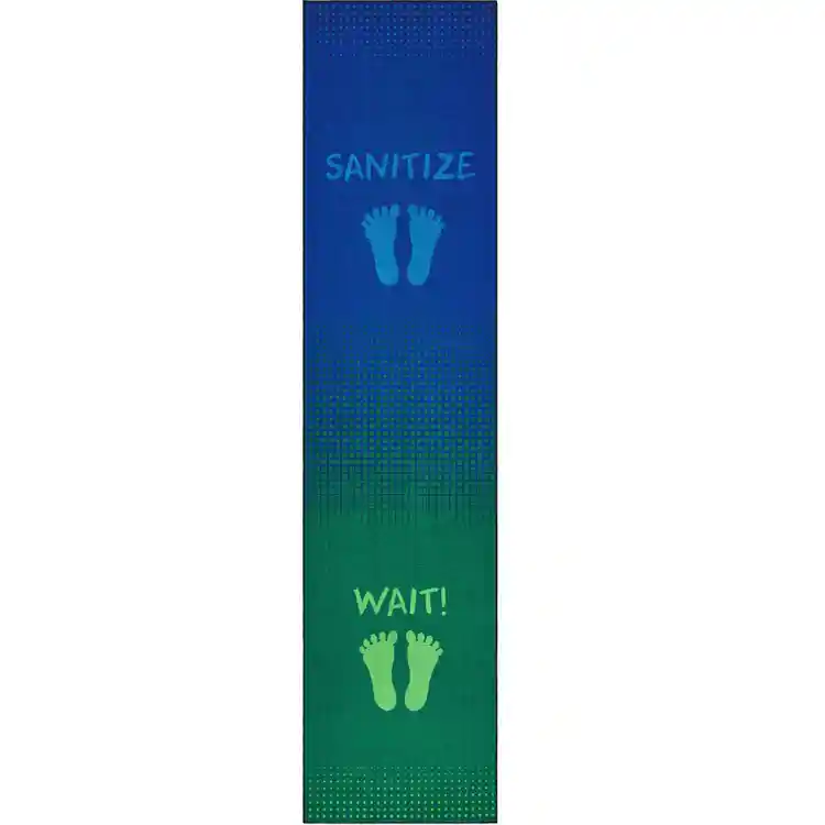 Healthy Habits Collection™ Stand & Wait Here to Sanitize Runner