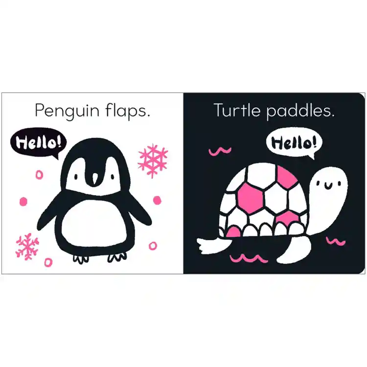 Hello Baby Animals!: A High-Contrast Board Book