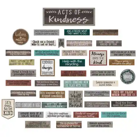 Home Sweet Classroom Acts of Kindness Bulletin Board Set