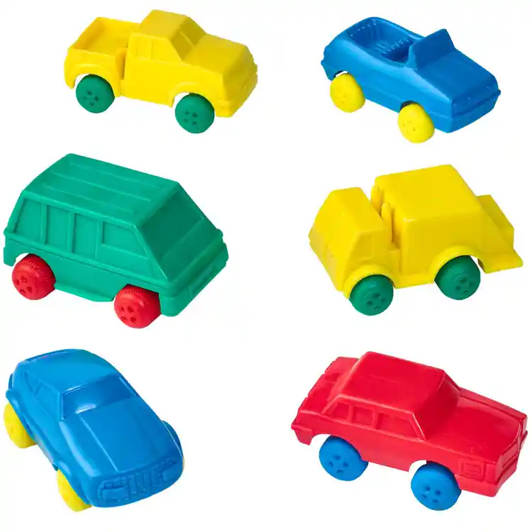 Indestructible Flexible Vehicles, Set of 6