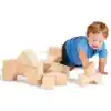 Jumbo Foam Edu-Blocks, Natural Wood