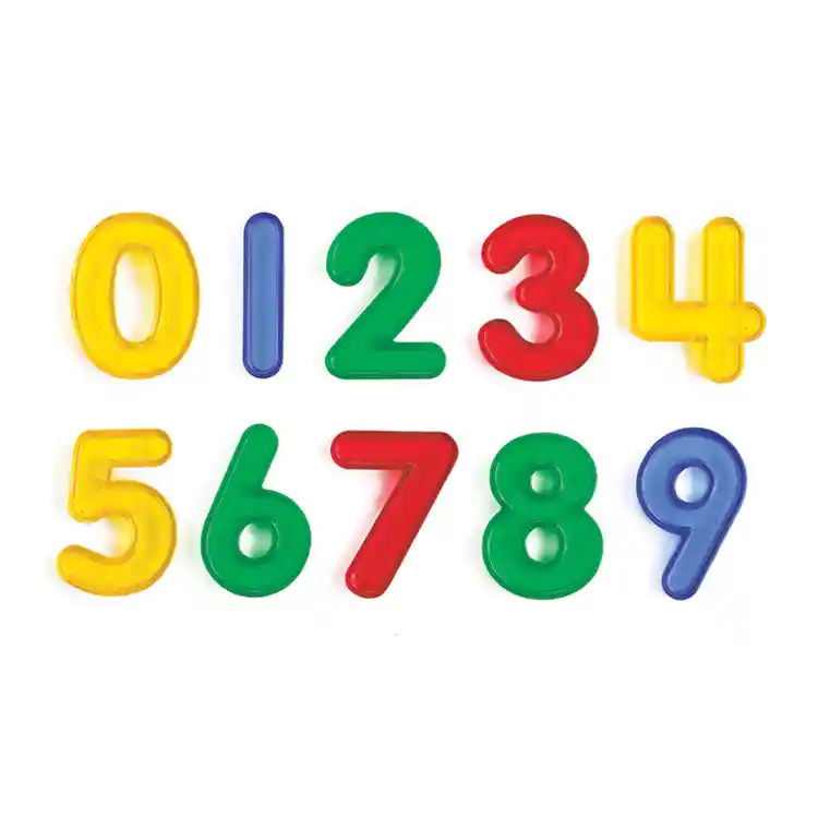 Jumbo See-Thru Letters & Numbers Set