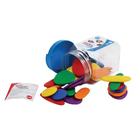 Junior Rainbow Pebbles, Primary Colors