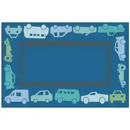 KID$ Value Classroom Rugs™, All Autos Border