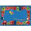 KID$ Value Classroom Rugs™, Alpha Fun Train