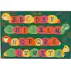 KID$ Value Classroom Rugs™, Caterpillar Friends Green
