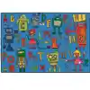 KID$ Value Classroom Rugs™, Reading Robots