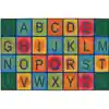 KID$ Value Classroom Rugs™, Simple Alphabet Blocks