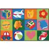 KID$ Value Classroom Rugs™, Toddler Fun Squares
