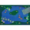 KID$ Value Classroom Rugs™, Tranquil Pond