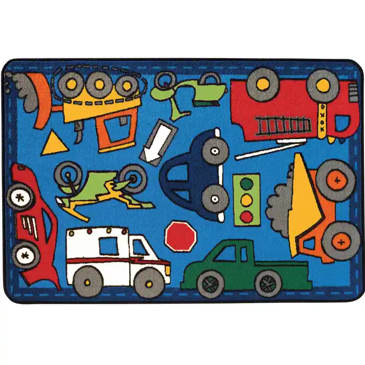 KID$ Value Classroom Rugs™, Wheels on the Go