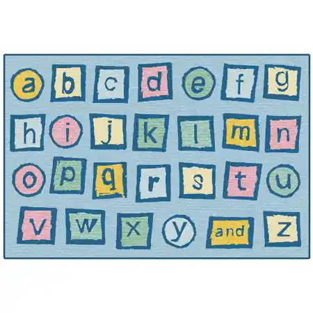 KID$ Value Plus Classroom Rug™, Alphabet Blocks