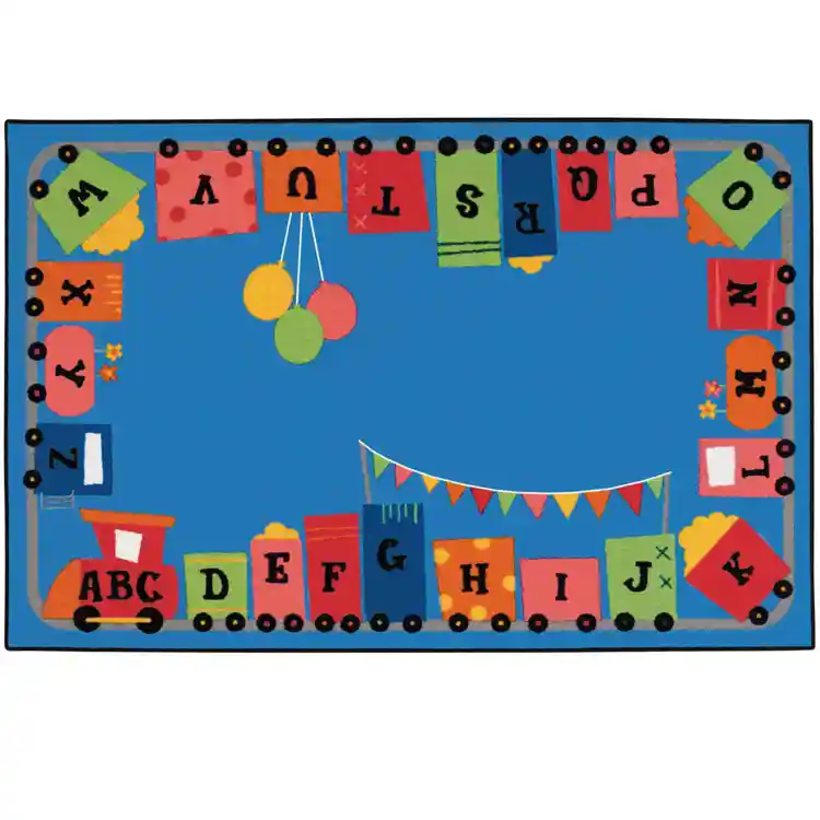 KID$ Value Plus Classroom Rugs™, Alpha Fun Train