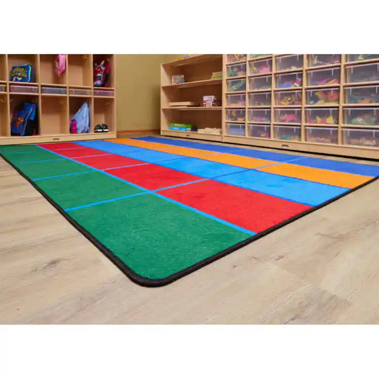 KID$ Value Plus Classroom Rugs™, Color Blocks