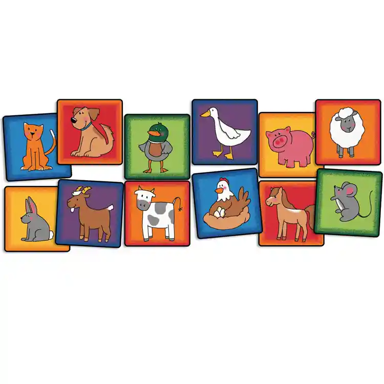 KIDS Value Plus™ Farm Animals Seating Squares Kit