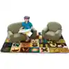 KIDSoft™ Alphabet Blocks Classroom Rug, Nature's Colors