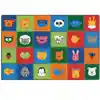 KIDSoft™ Animal Patchwork Rug, Primary Colors