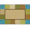 KIDSoft™ Pattern Blocks Rug, Nature's Colors