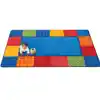 KIDSoft™ Pattern Blocks Rug, Primary