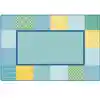 KIDSoft™ Pattern Blocks Rug, Soft Colors